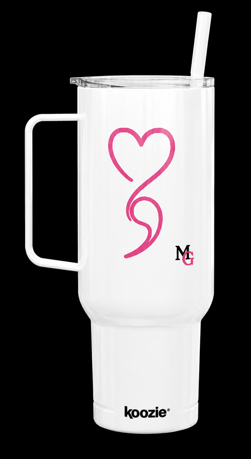 40oz Engraved Insulated Tumbler with Handle & Lid – Hope Mark Design - Glad You're Here